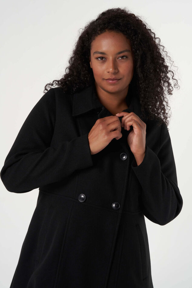 Mantel met dubbele sluiting image number 0