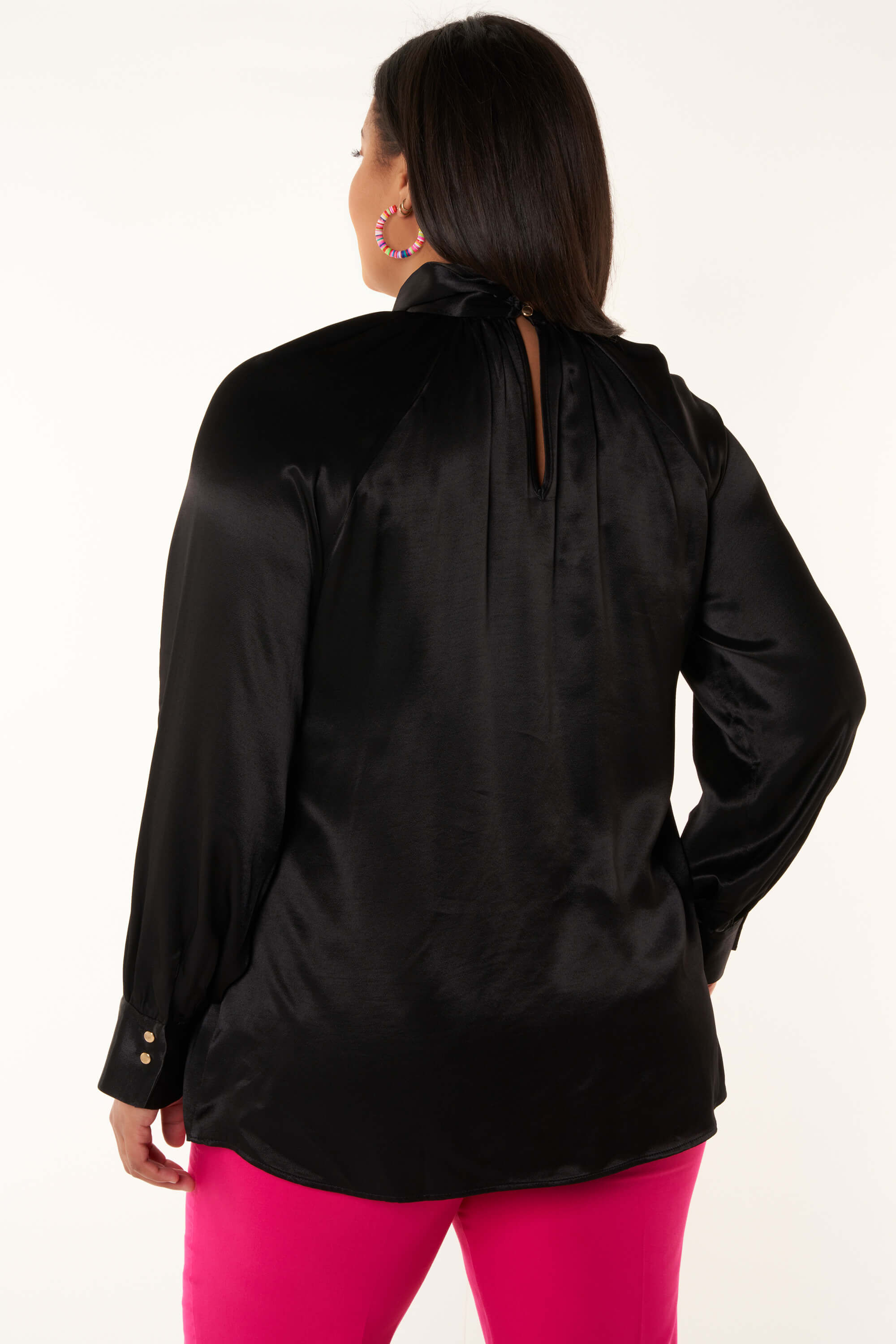 Blouse met satijn image number 3