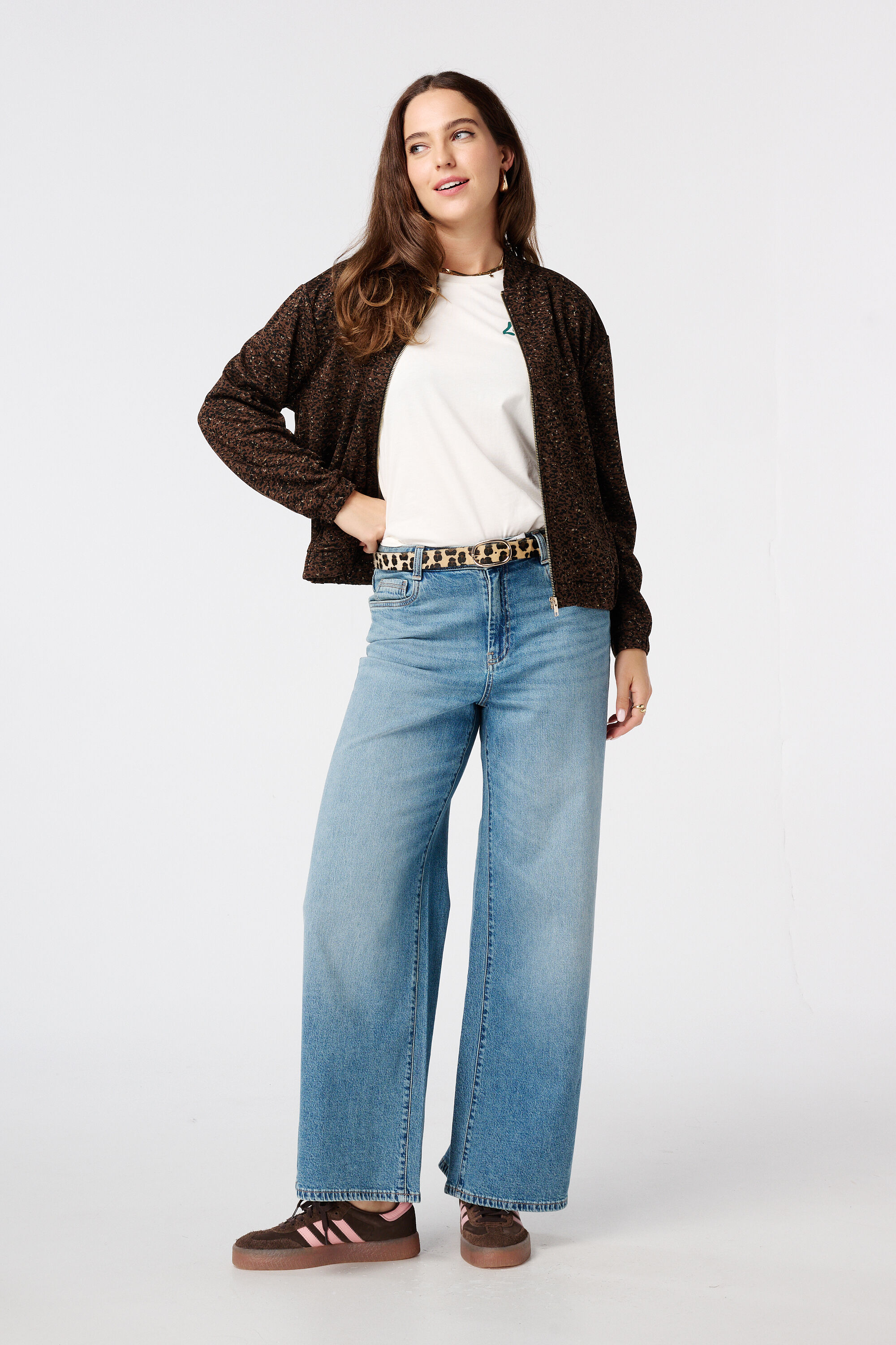 Bomber jasje met print image number 5