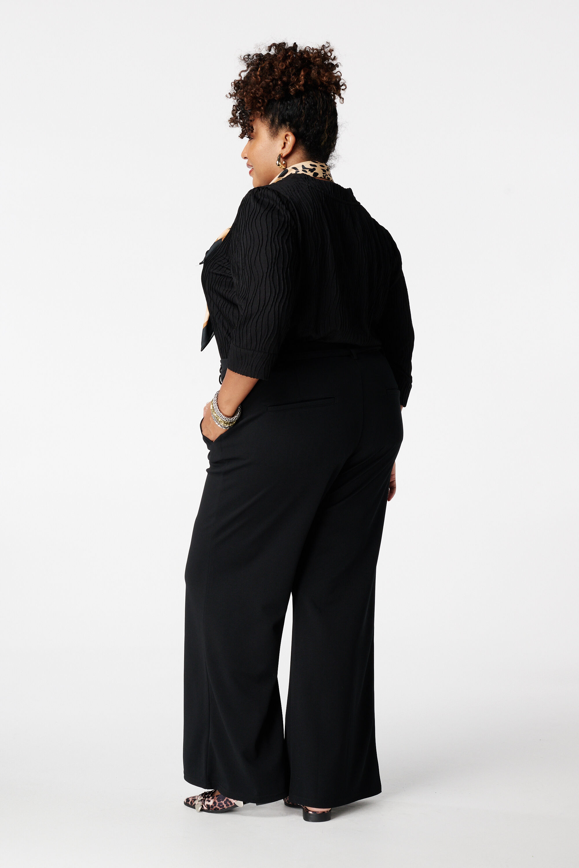 Rechte pantalon met ceintuur image number 3