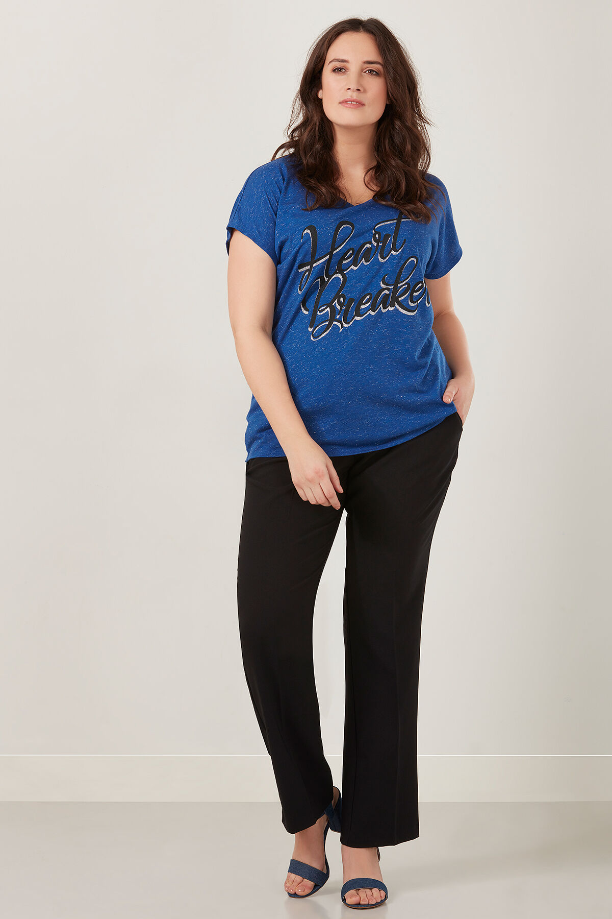 Pantalon met stretch image number 5