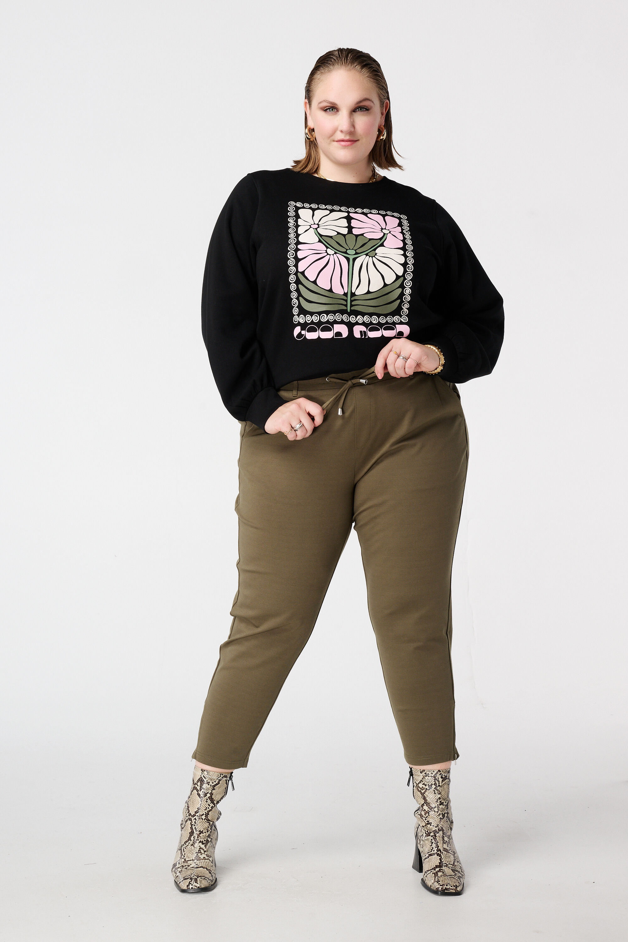 Pantalon &agrave; taille &eacute;lastique