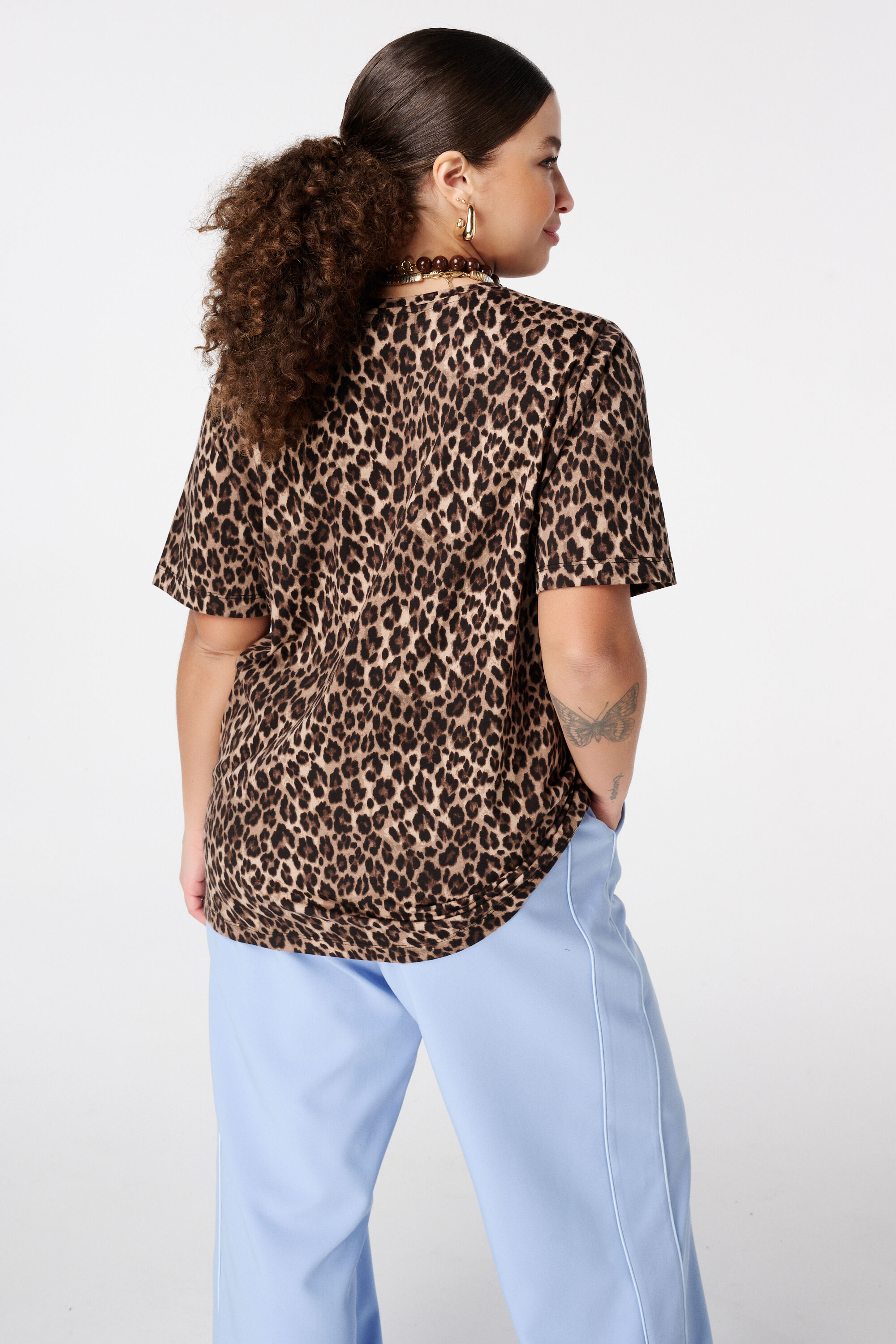 T-shirt met animal print image number 3