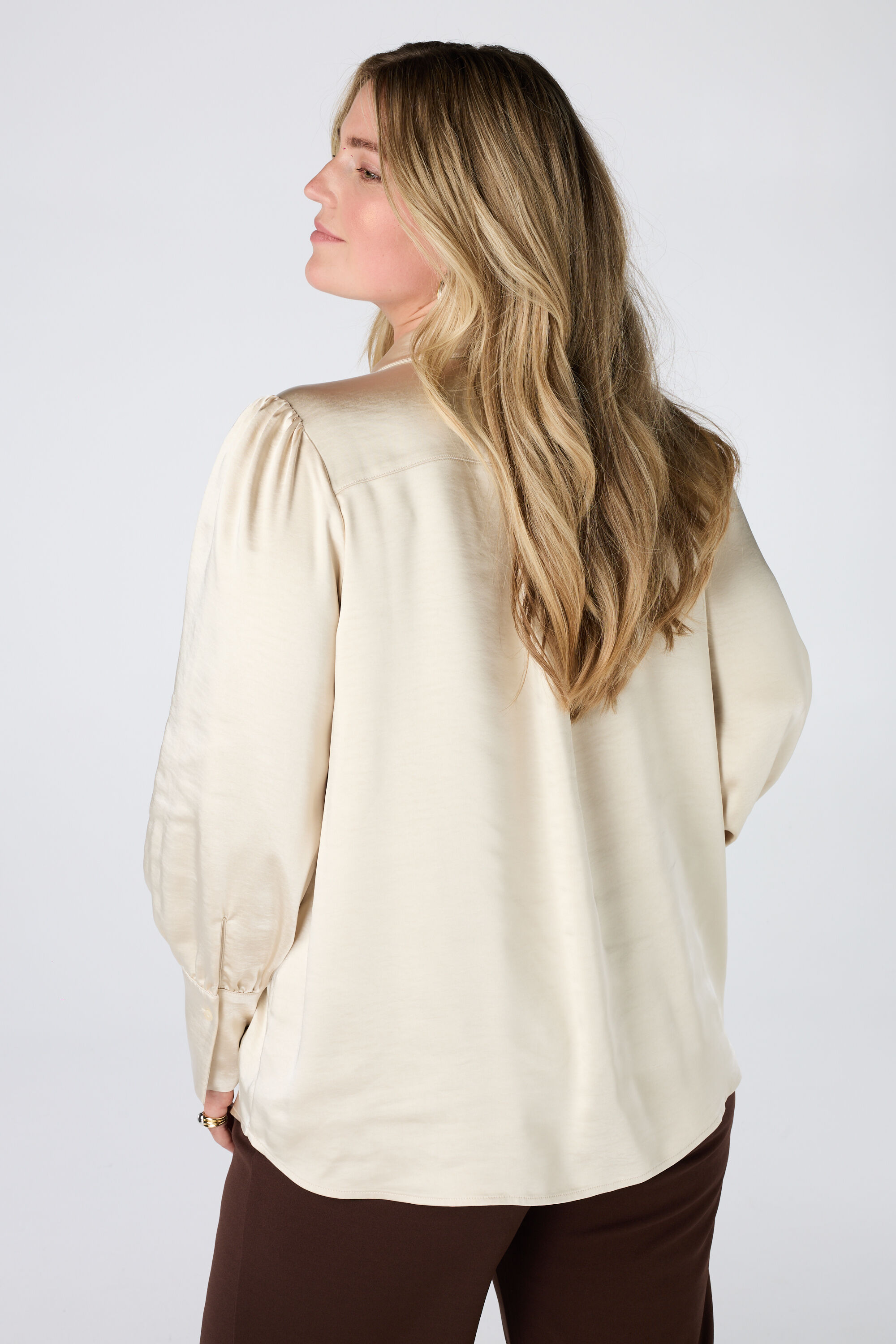 Blouse met satijnlook image number 3