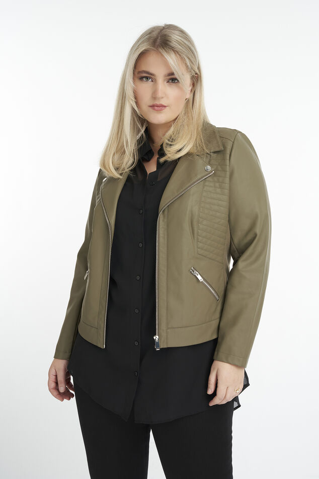 Veste en similicuir image number 6