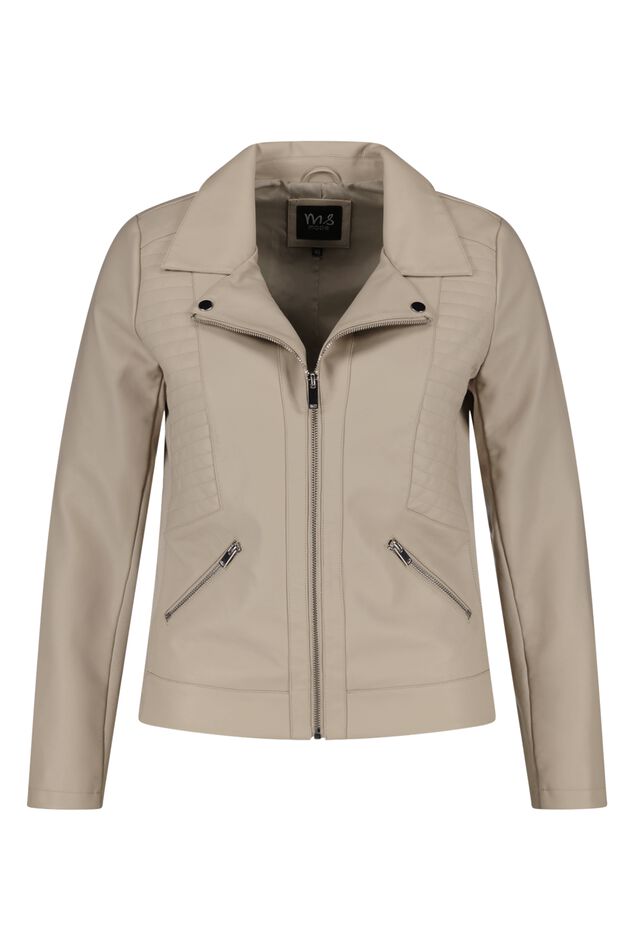 Jas van imitatieleer image number 1