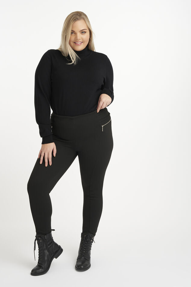 Tregging met ritsdetail image number 6