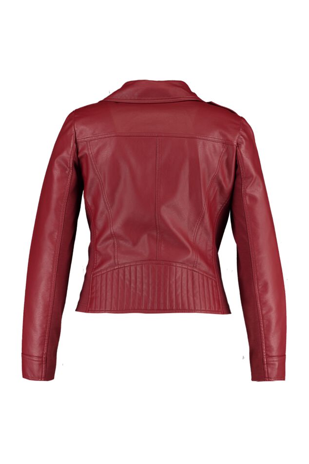 Veste style motard en similicuir image number 2
