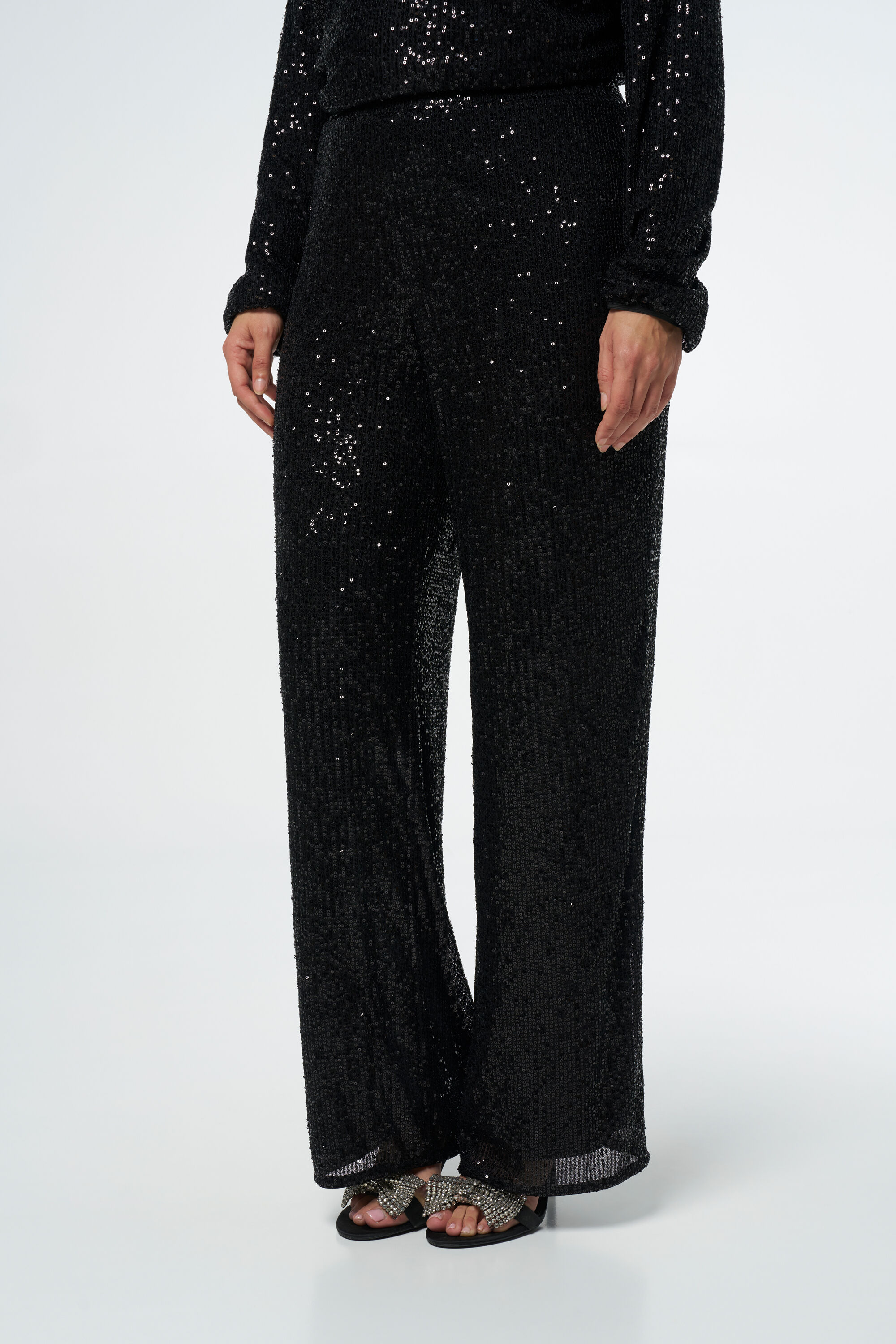 Broek met pailletten image number 5
