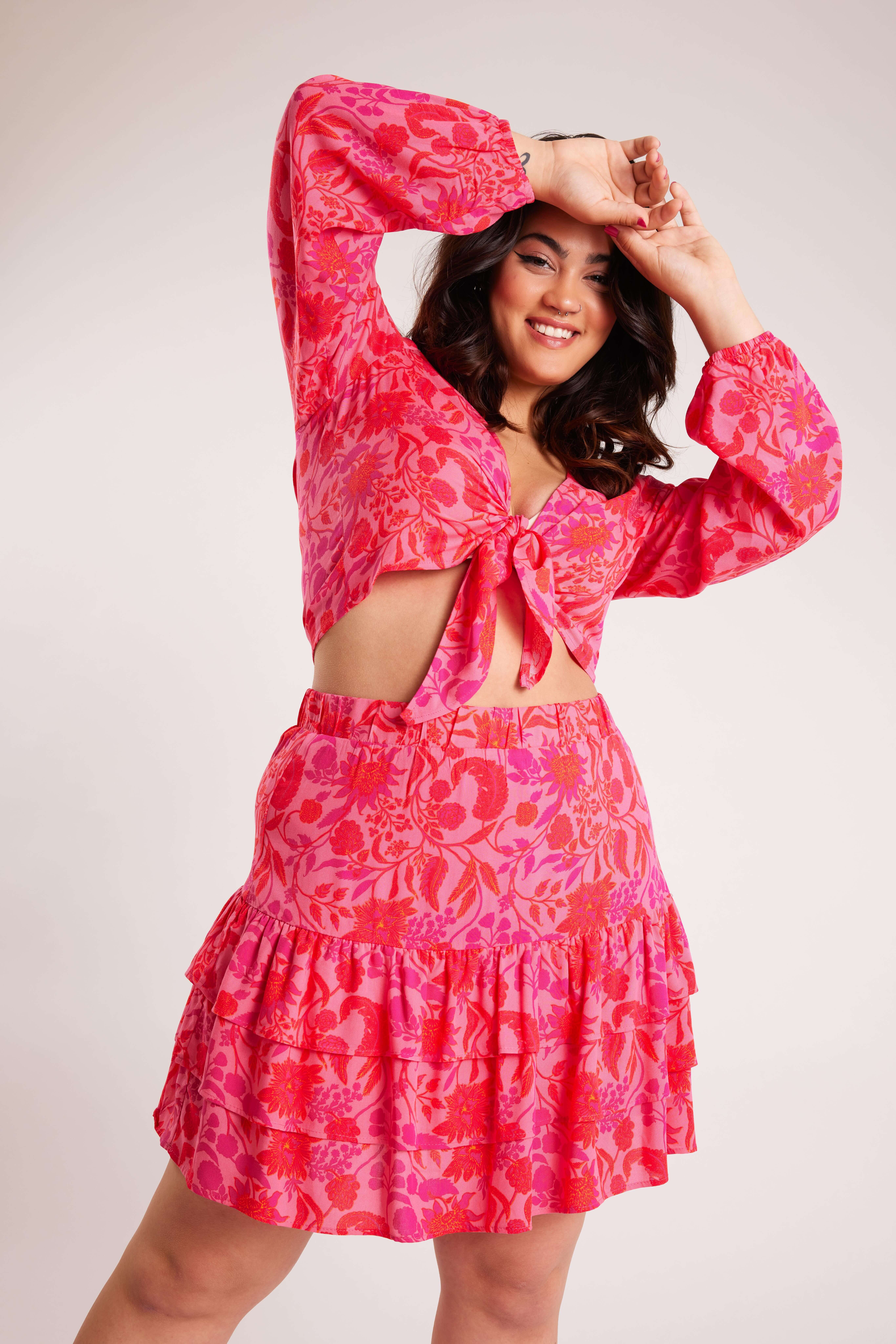 Skort met print image number 5