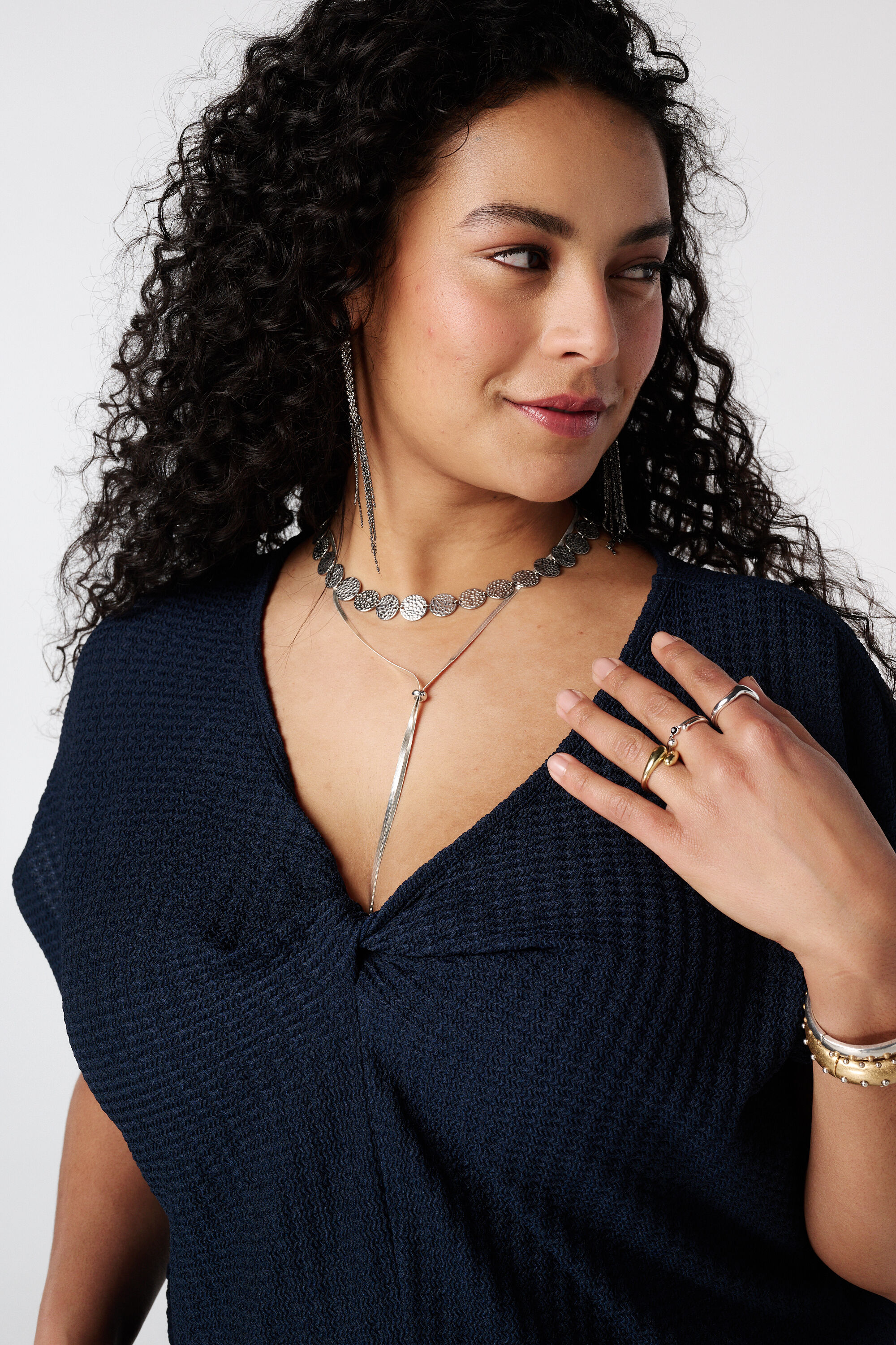 Top met kapmouwtjes image number 2