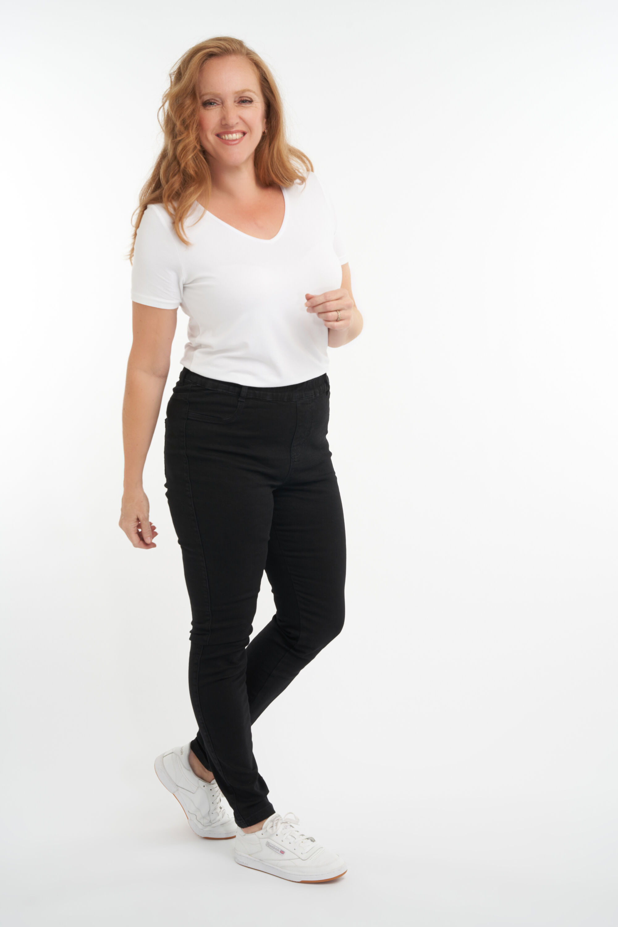 Slim fit 34 inch tregging POPPY  image number 4