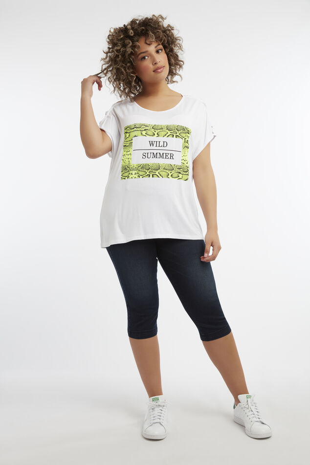 Jean jegging court image number 0