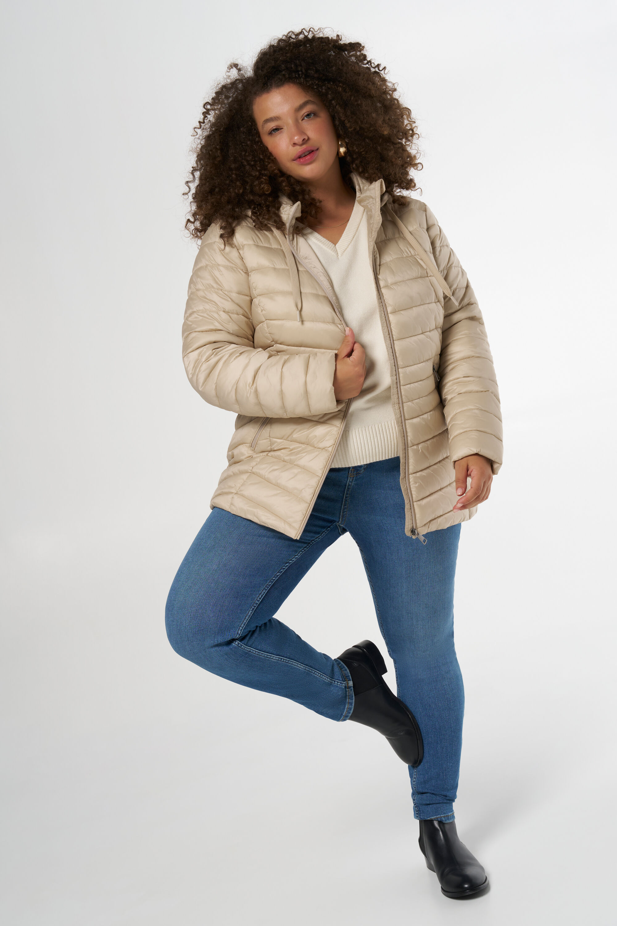 Licht gewatteerde jas image number 5