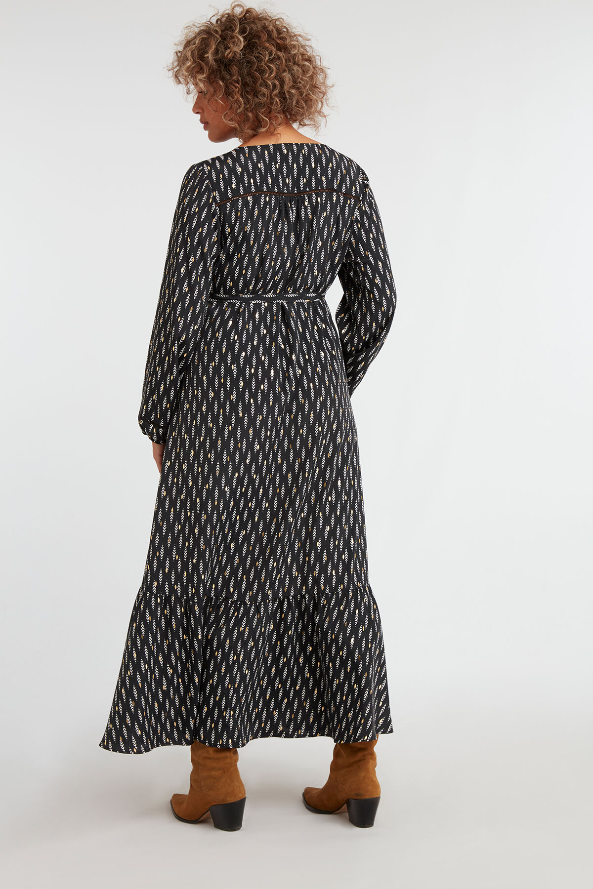 Jurk met foilprint image number 5