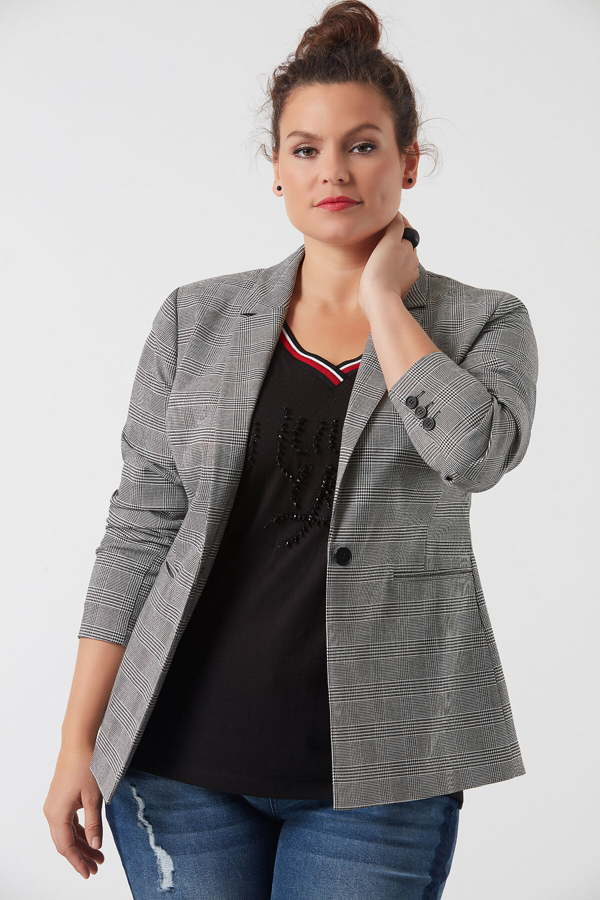 Blazer femme prince de discount galles