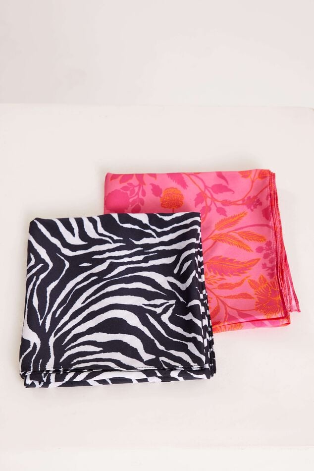 2-pack satijnen sjaaltjes image number 3