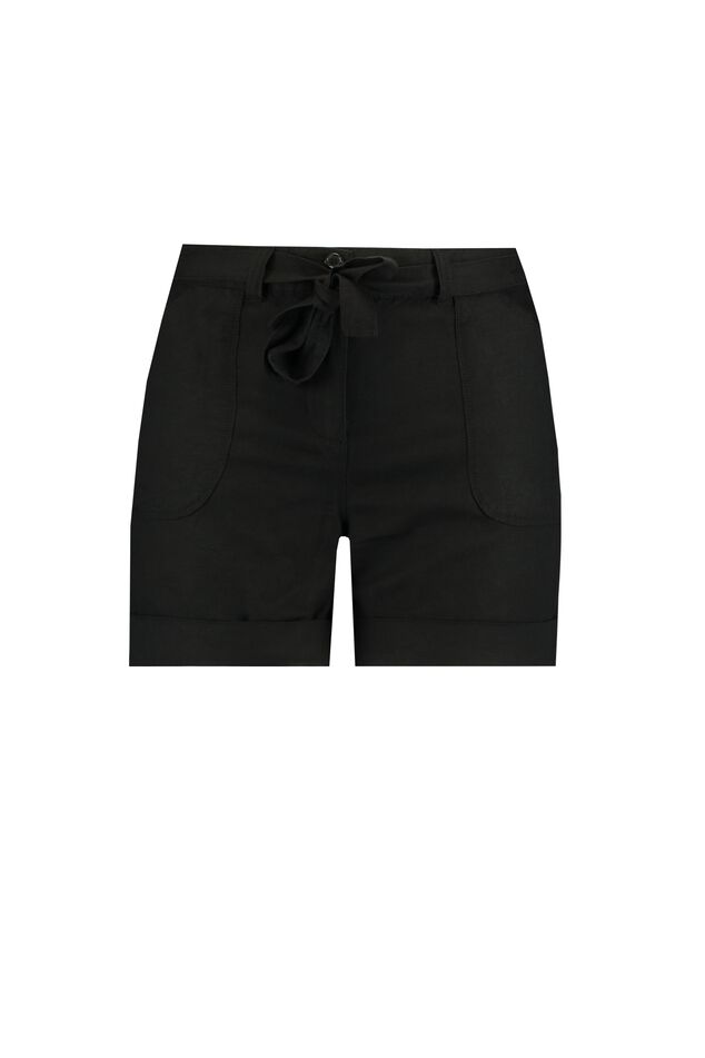 Shorts en lin mélangé image number 1