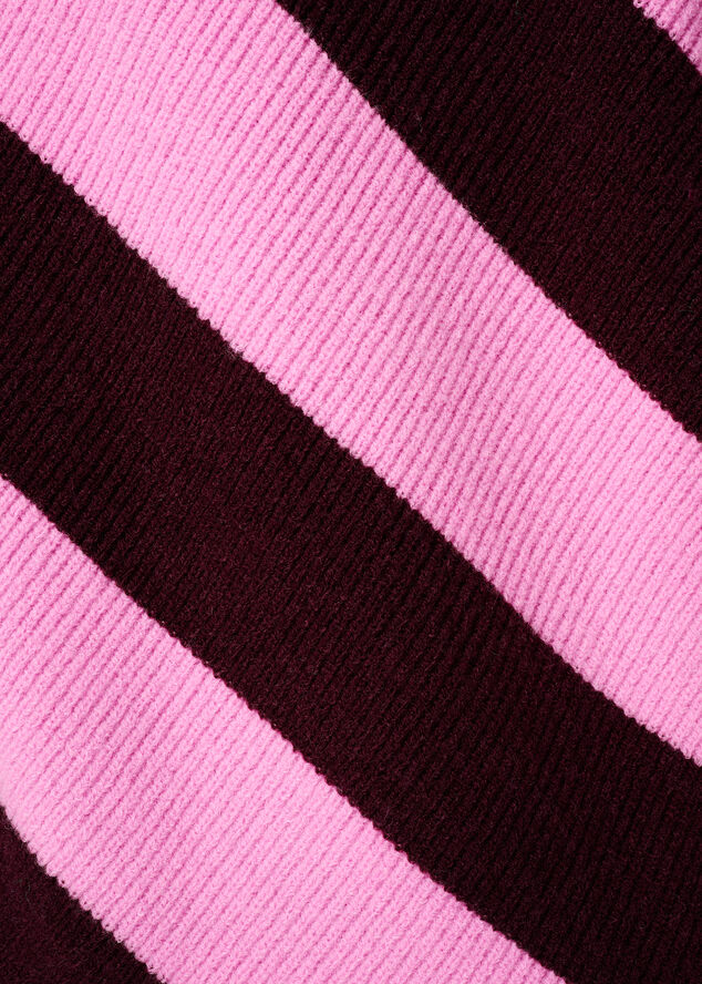 Pull à rayures diagonales image number 6