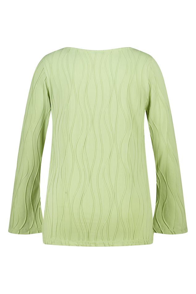 Aansluitende t-shirt met lange mouwen image number 2