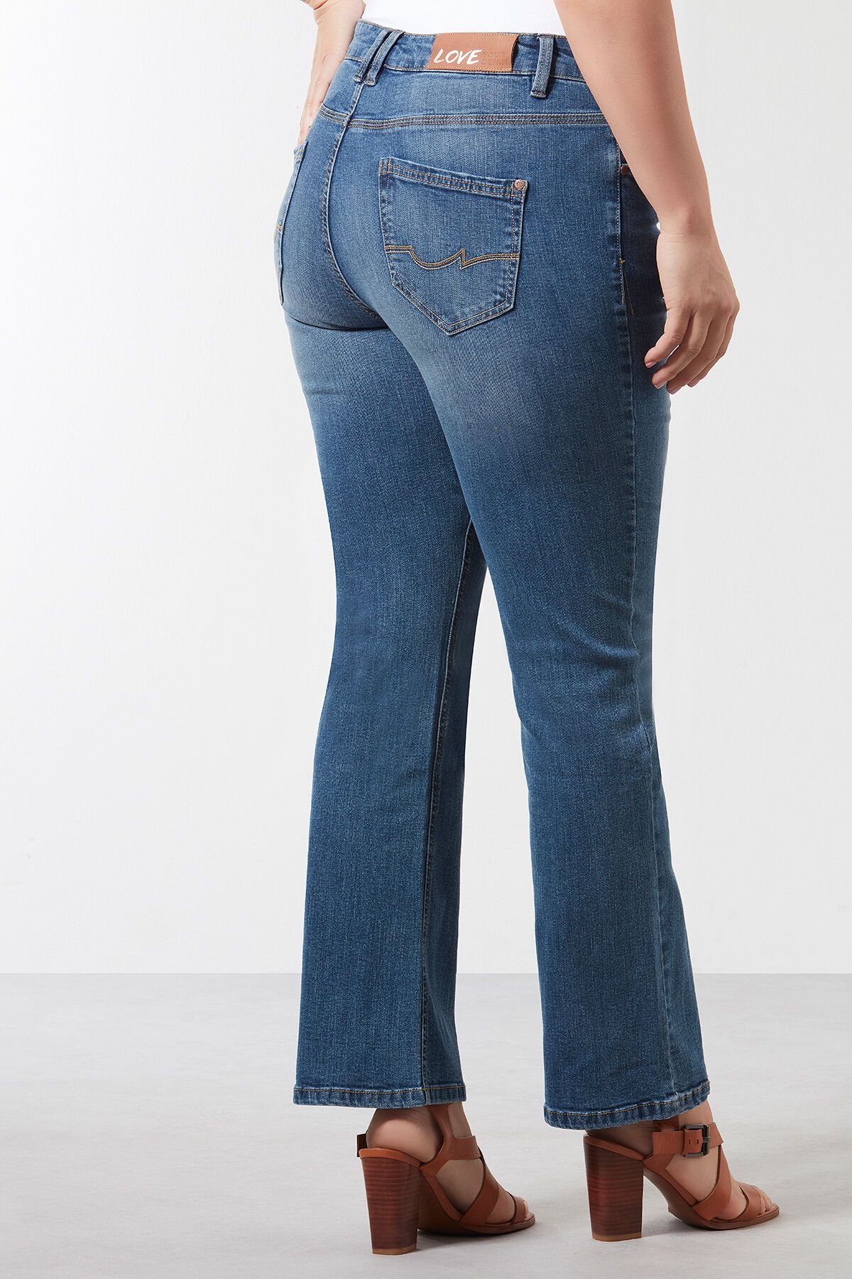 Bootcut jeans VIOLET image number 3