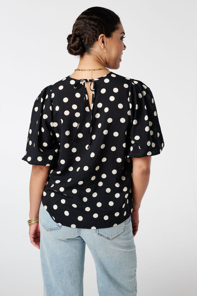 Blouse met stippen image number 3