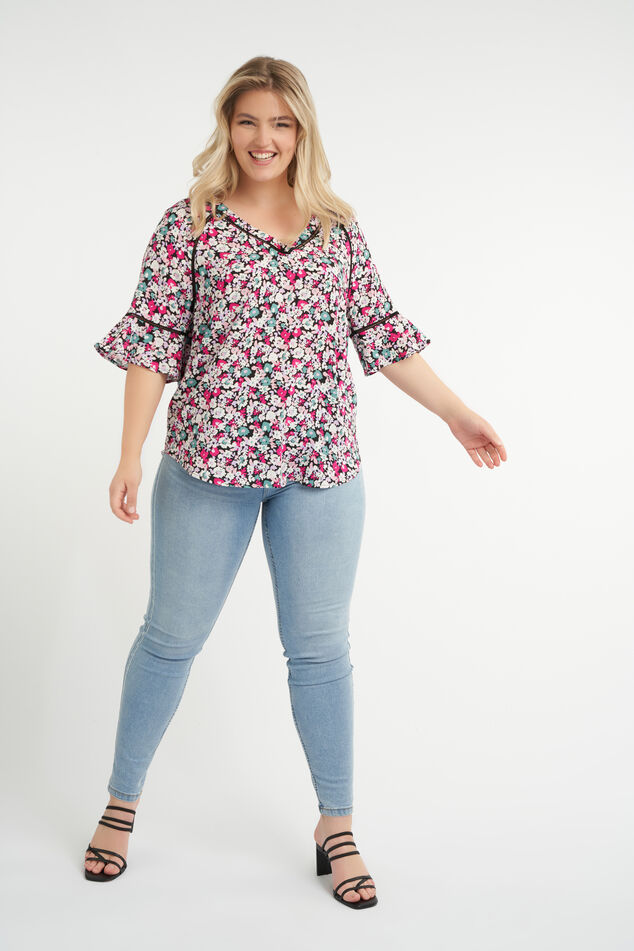 Blouse met print image number 5
