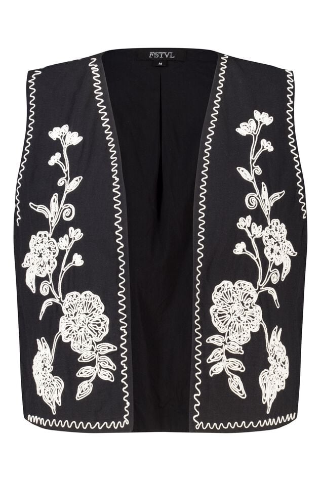 Gilet met borduursels image number 1