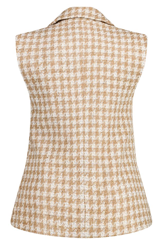 Gilet en tweed bicolore image number 2