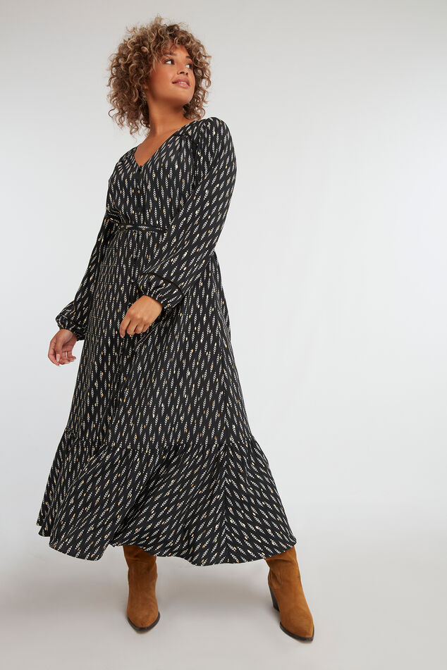 Robe à imprimé métallisé image number 4