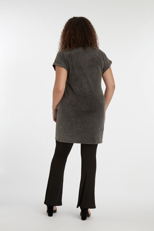 Long t-shirt à imprimé image number 3