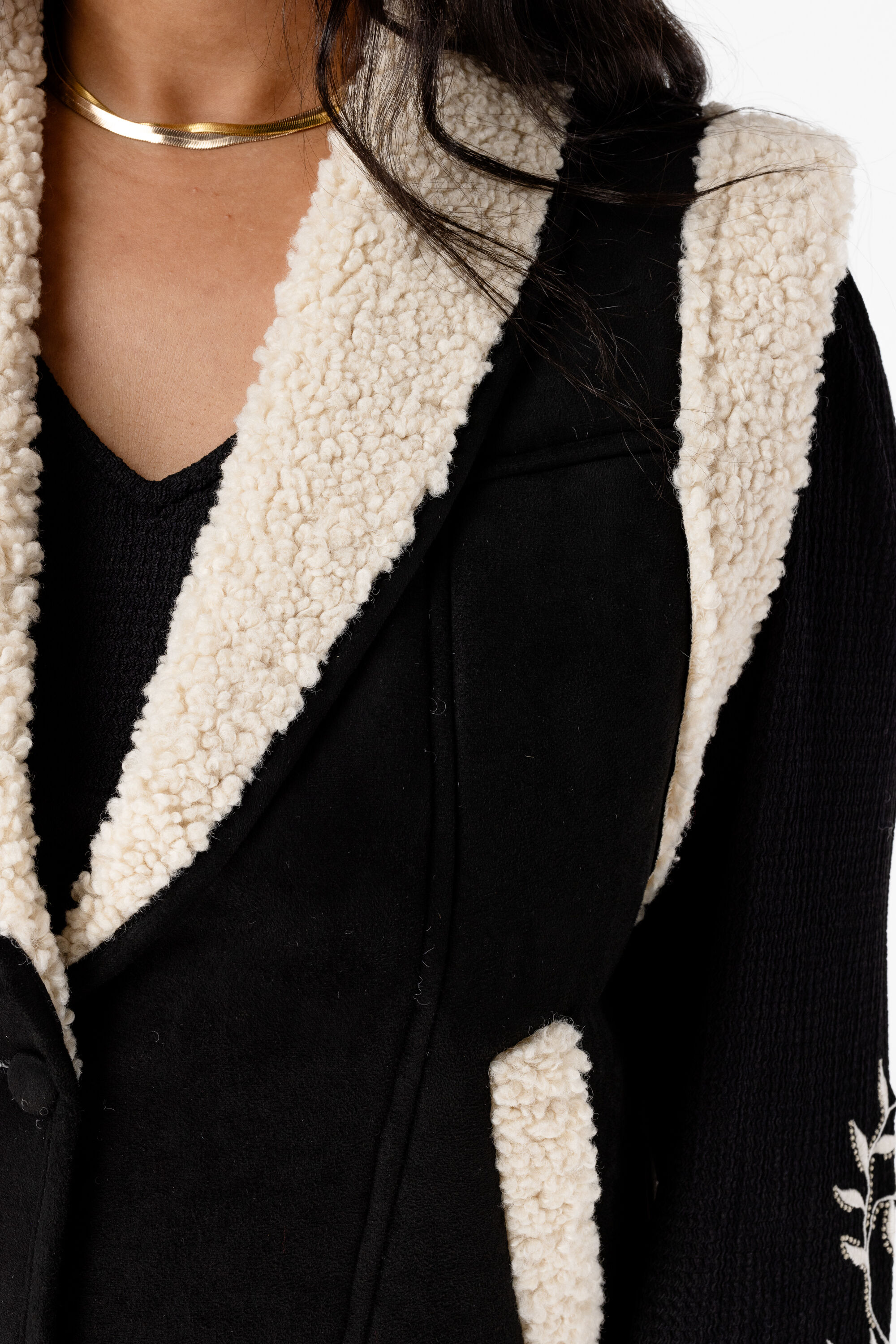 Gilet met teddy voering image number 4