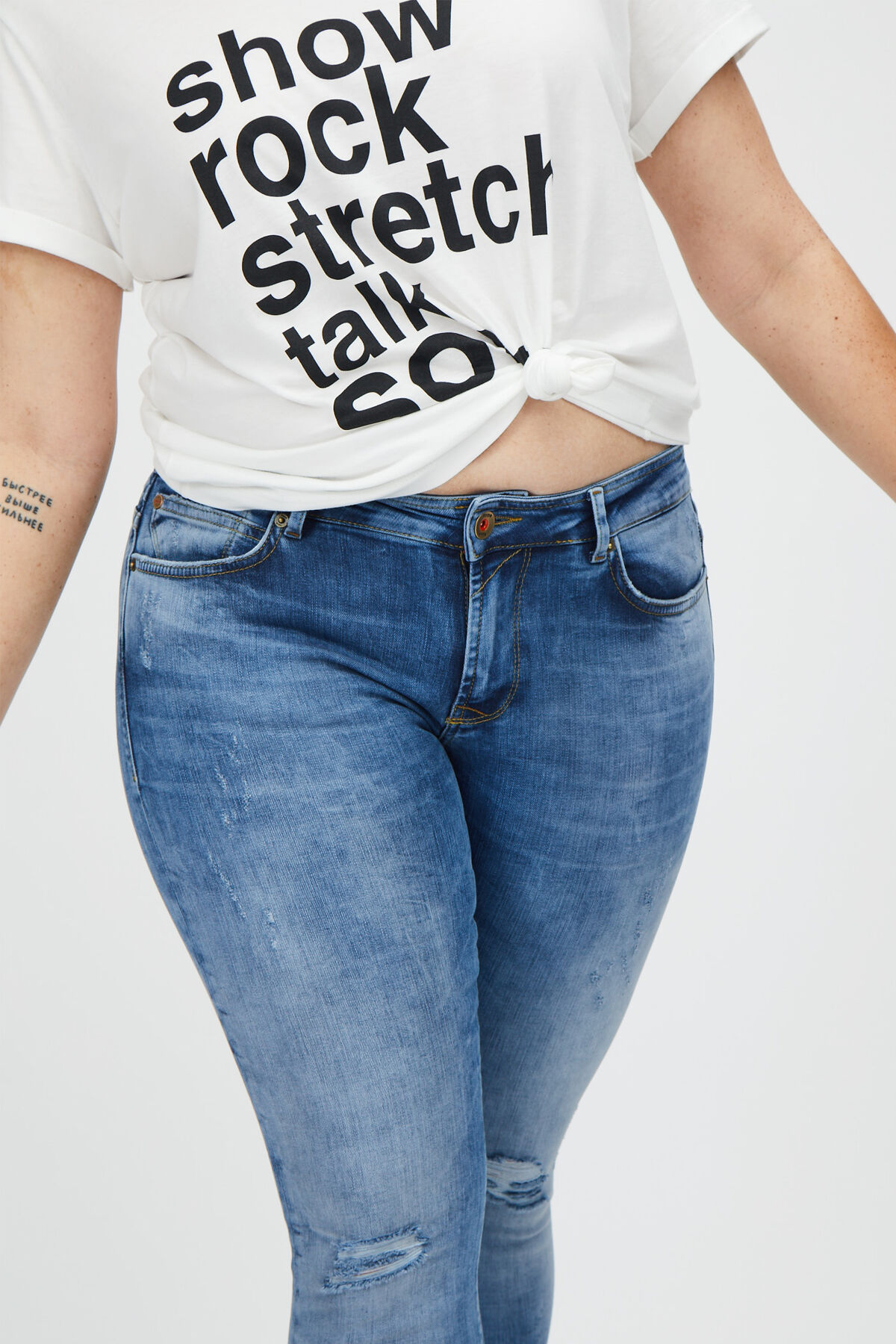 O fit skinny jeans stone image number 0