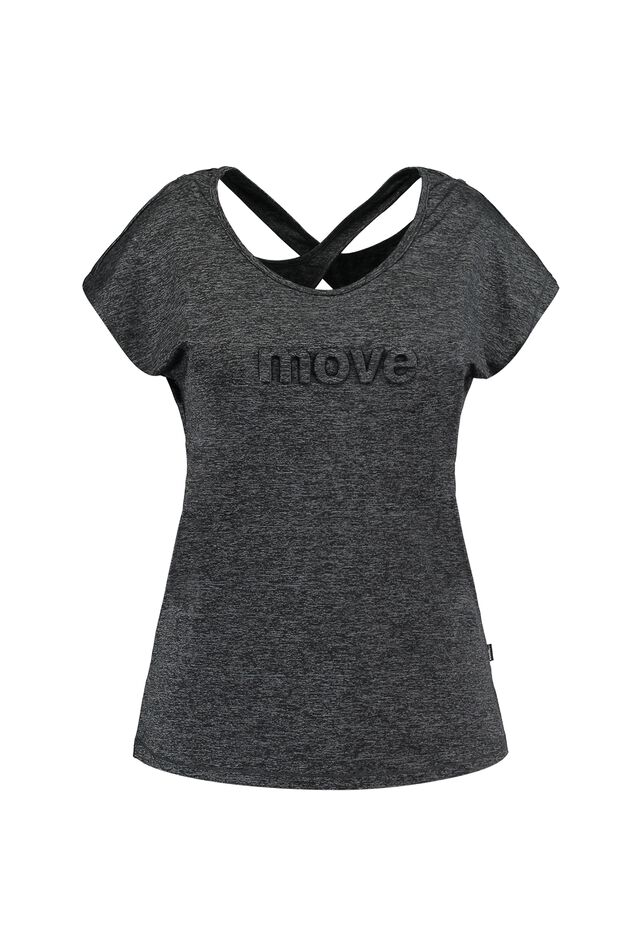 Sporttop met embossed opdruk image number 1