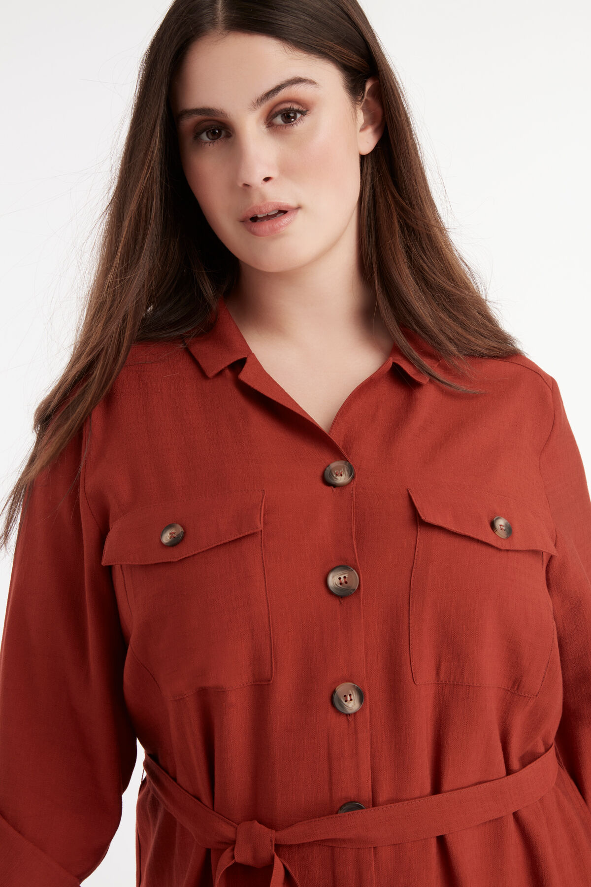 Doorgeknoopte jurk image number 4