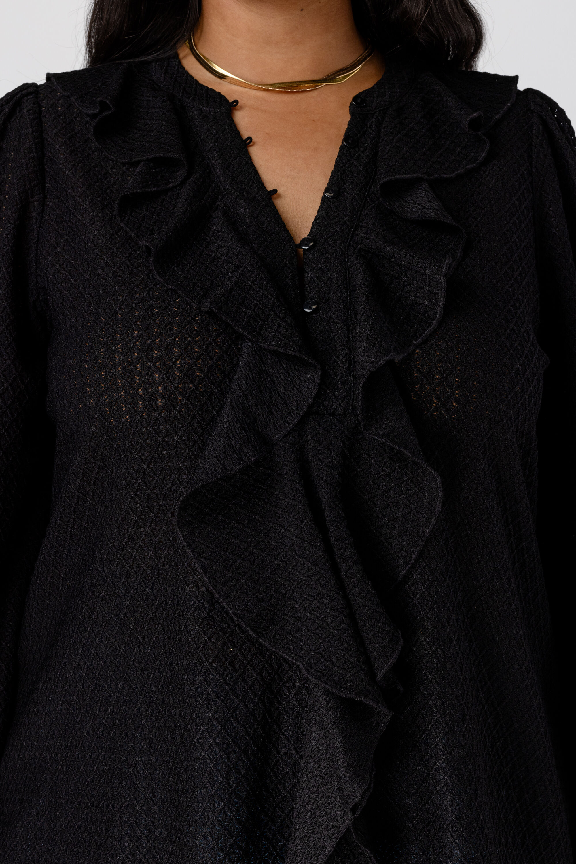 Chemisier &agrave; volants image number 4