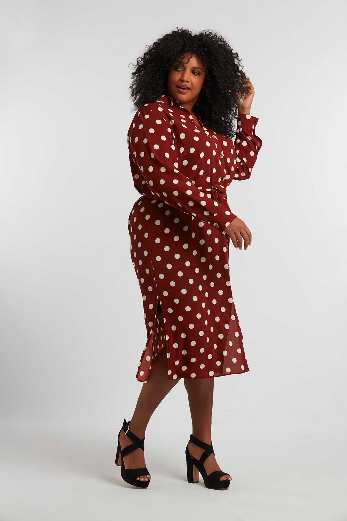 Blousejurk met stippen image number 5