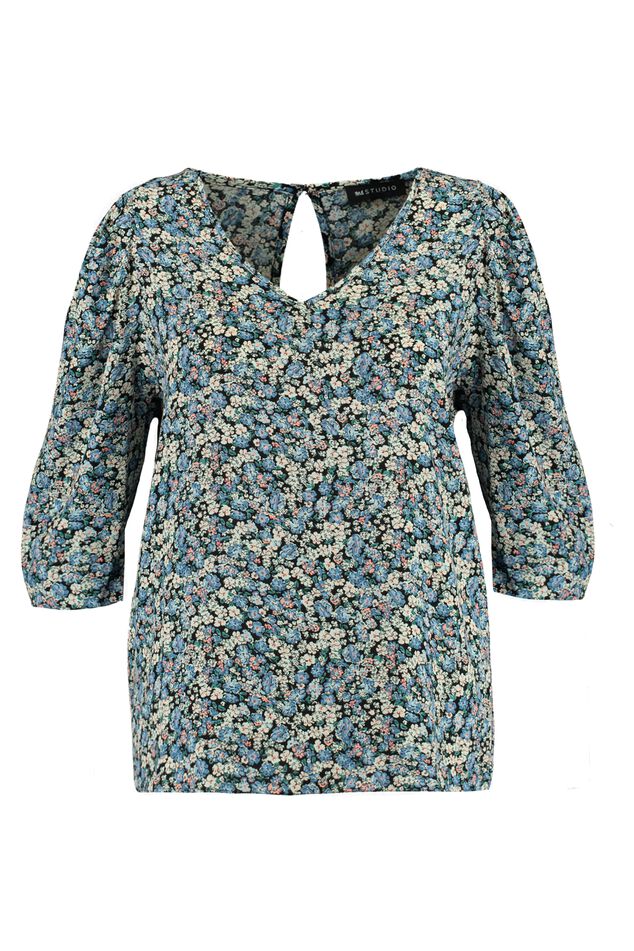 Chemisier aux manches bouffantes  image number 2