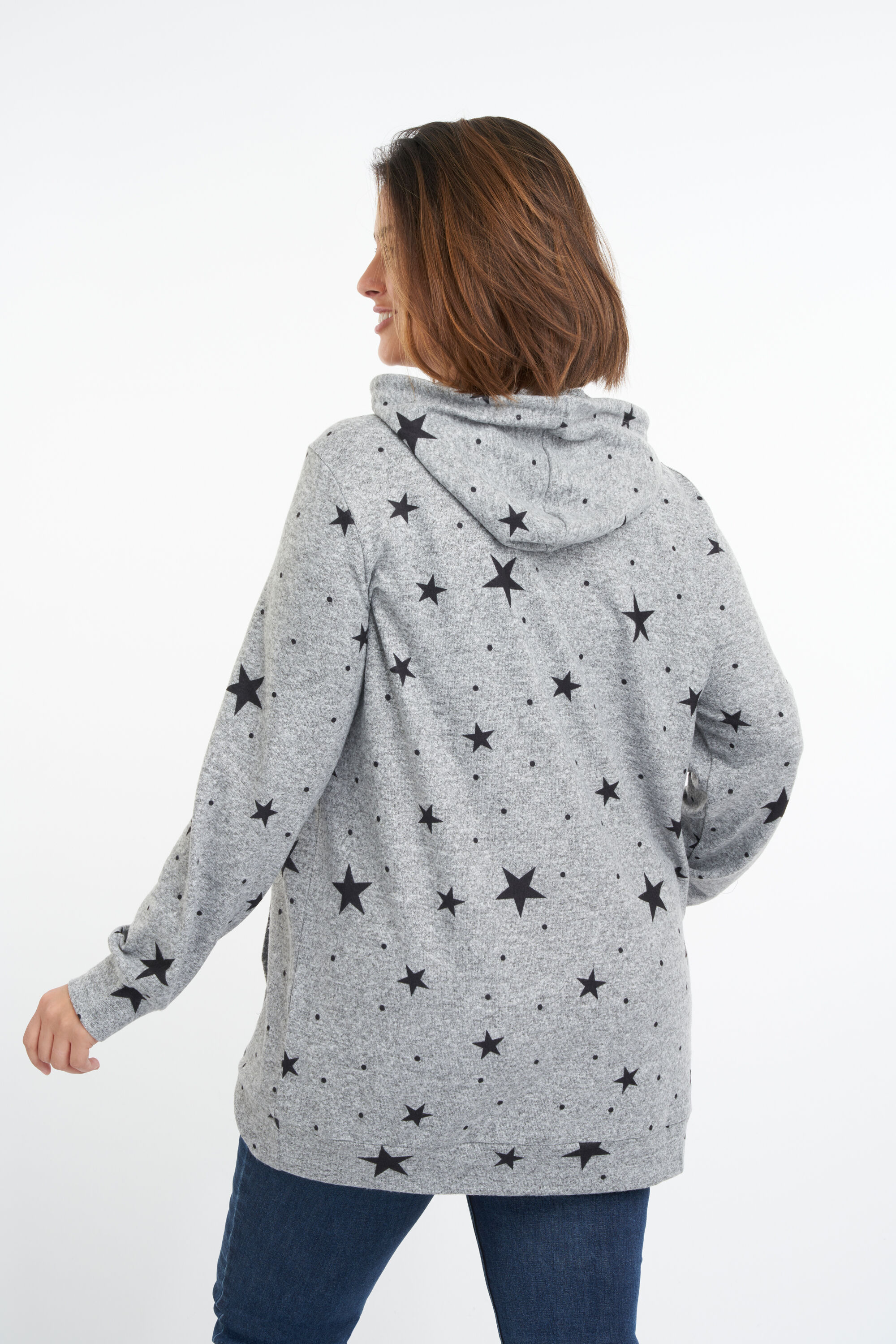 Cardigan &agrave; imprim&eacute; &eacute;toil&eacute; image number 3