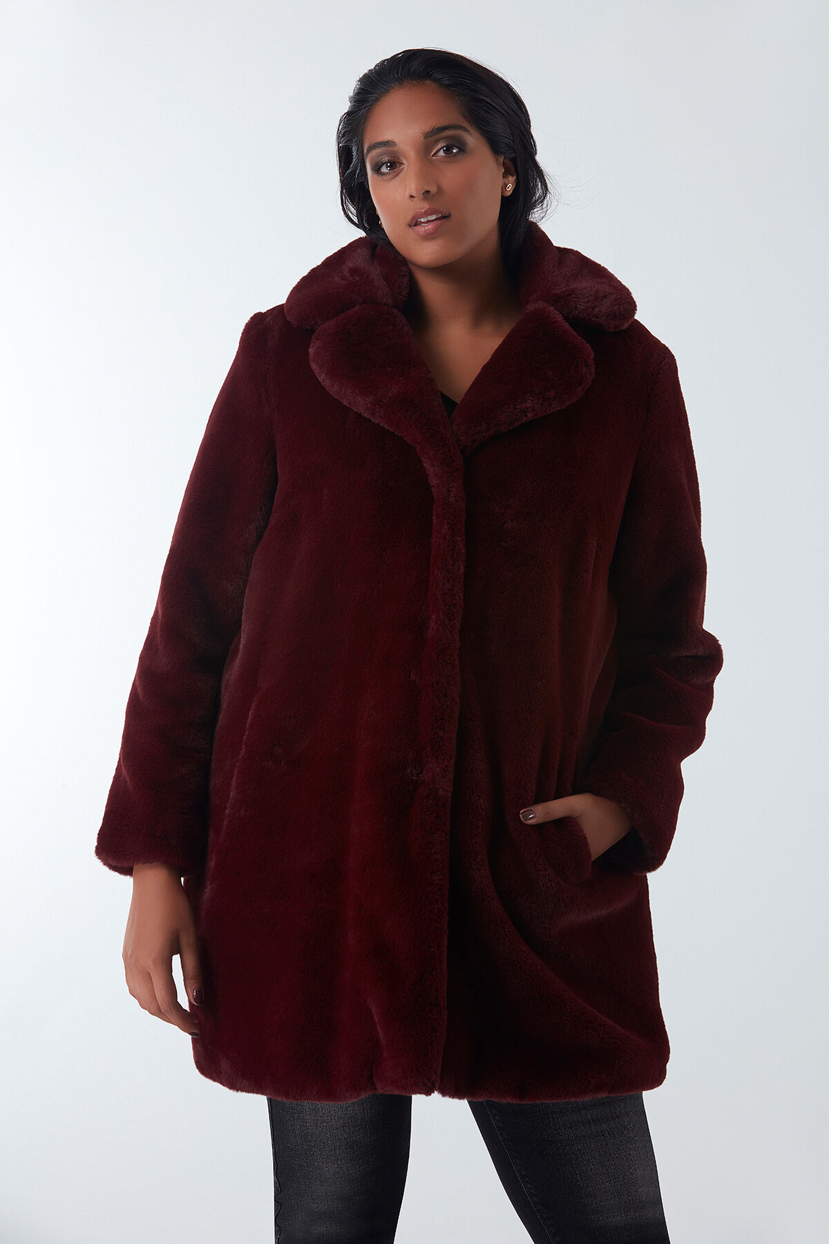 Manteau en fausse fourrure image number 6