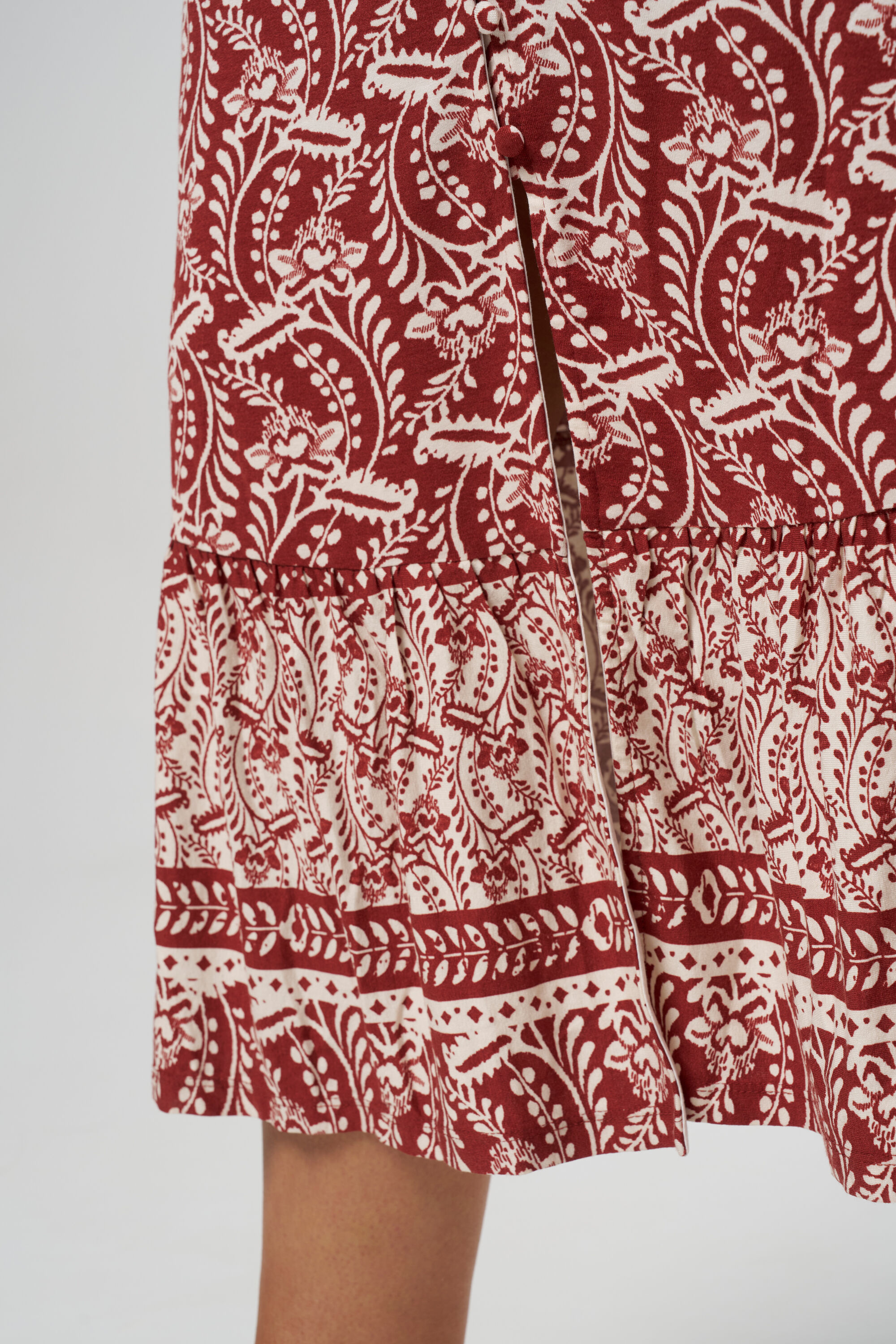 Midi jurk met bloemenprint image number 4