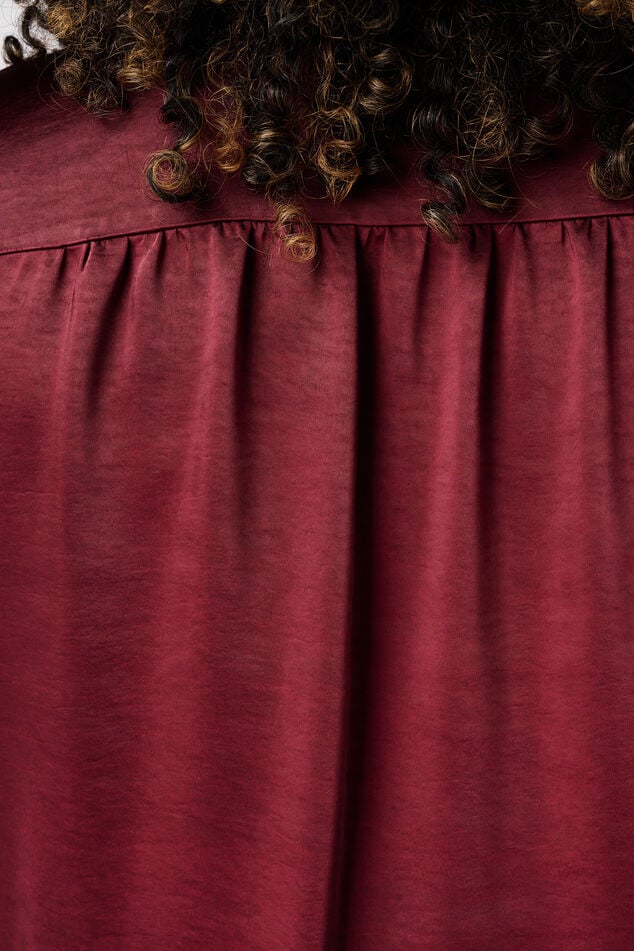 Blouse in satijnen look image number 6