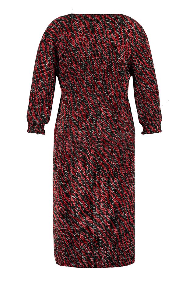 Lange plisse jurk image number 2