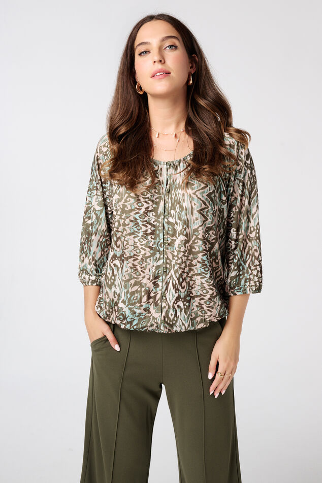 Blouse met print image number 0
