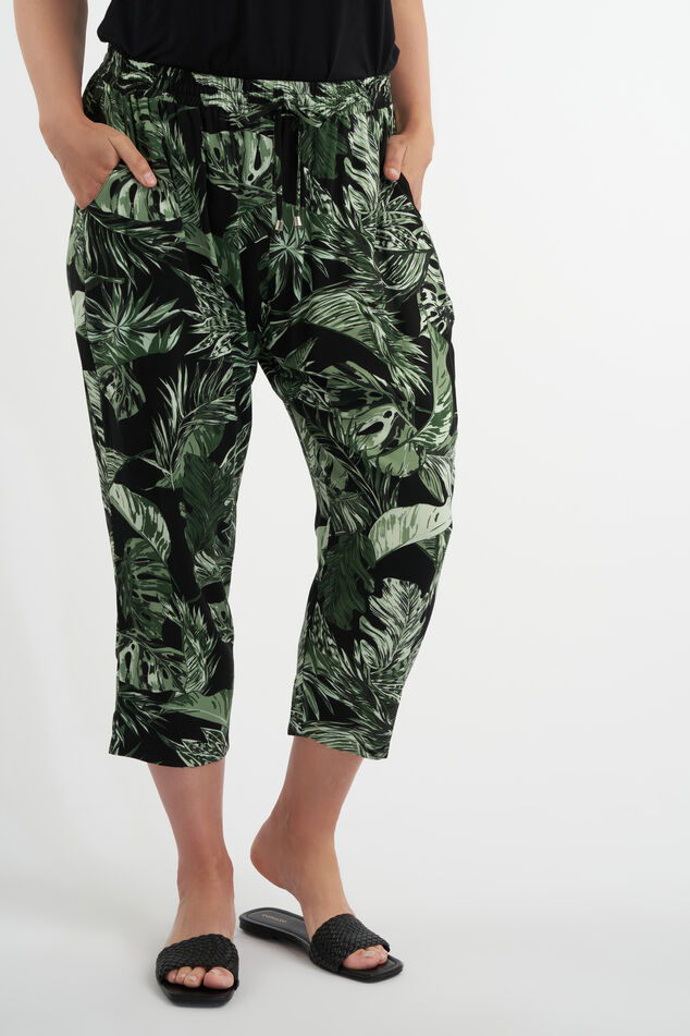 Pantalon ample à imprimé image number 0