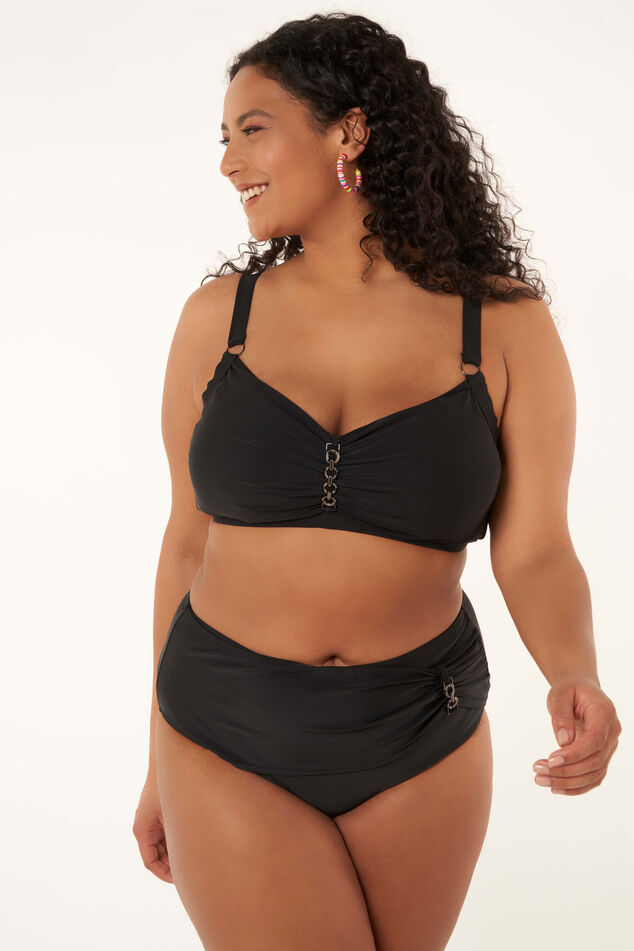 Haut de bikini avec détails métallisés  image number 7