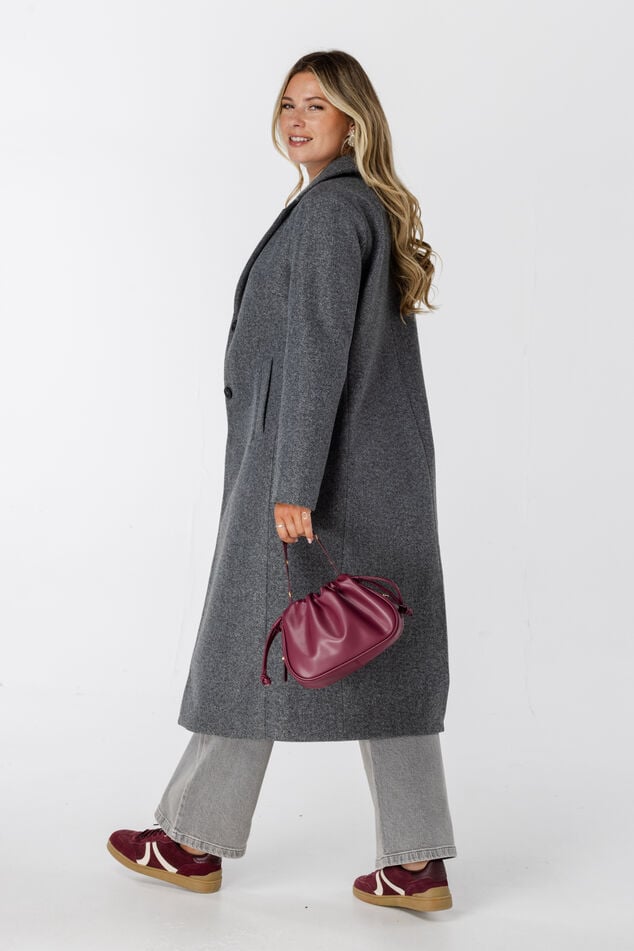 Manteau long avec fermeture à boutons image number 3