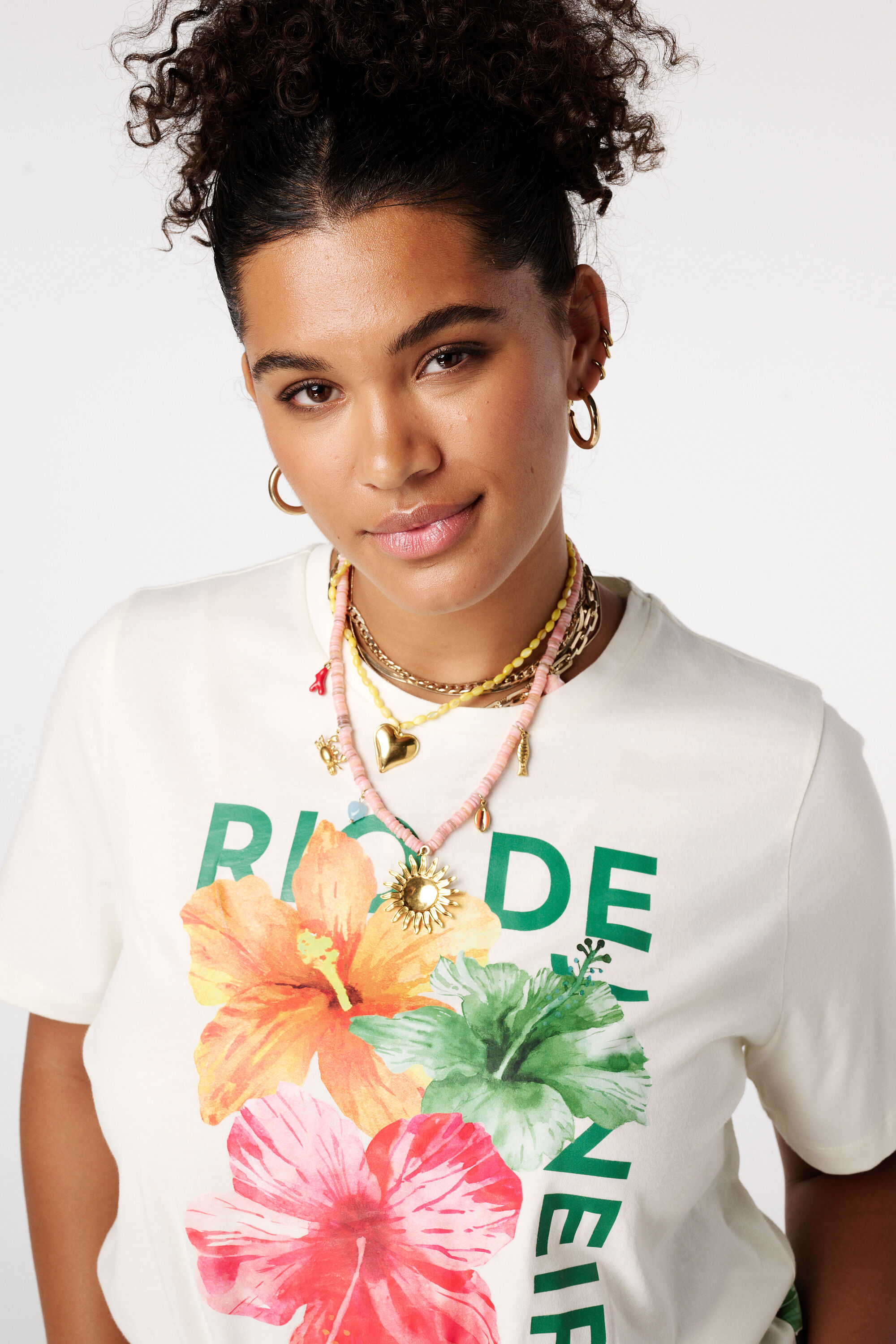 T-shirt met print image number 4