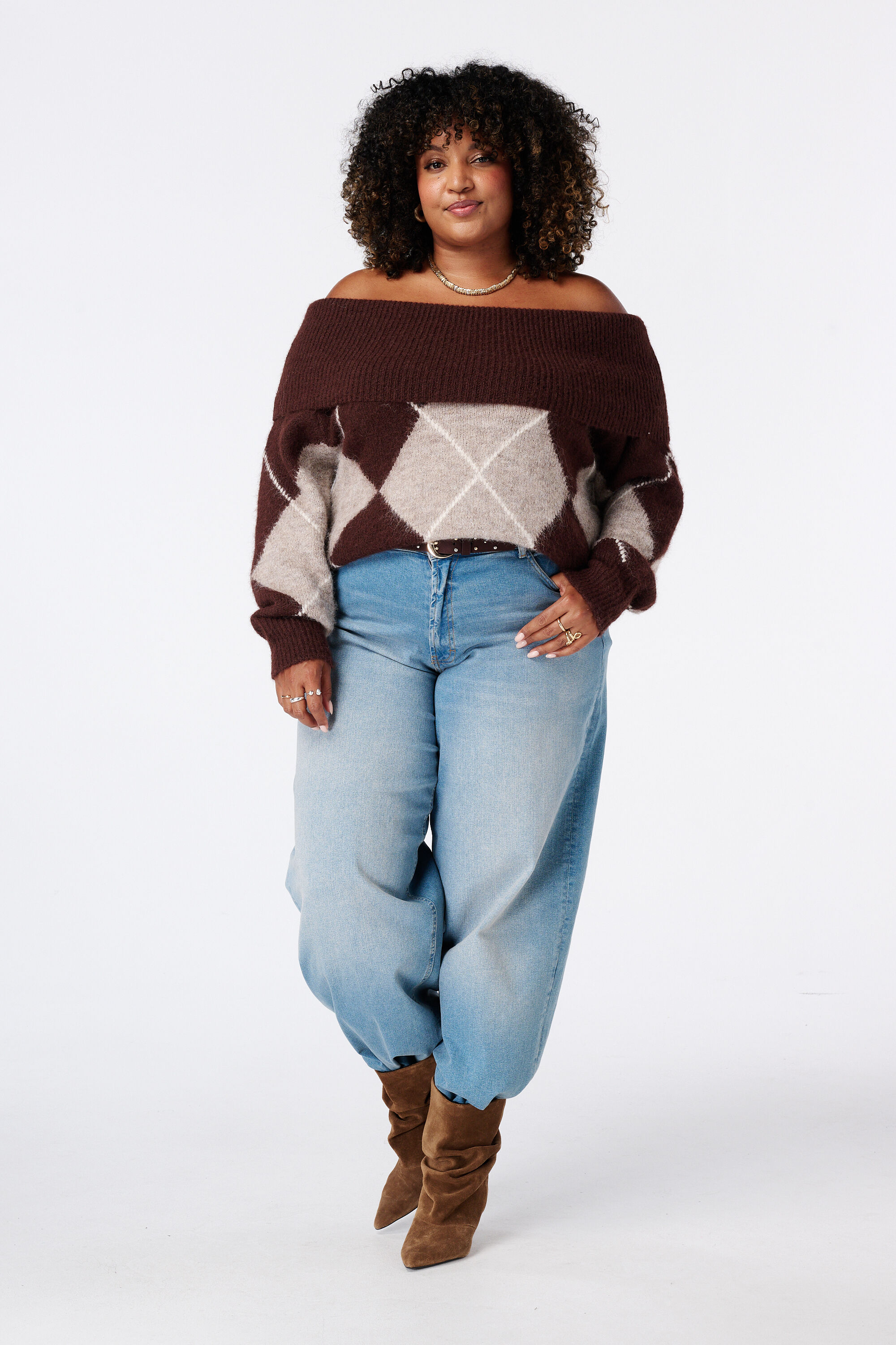 Off shoulder trui image number 5