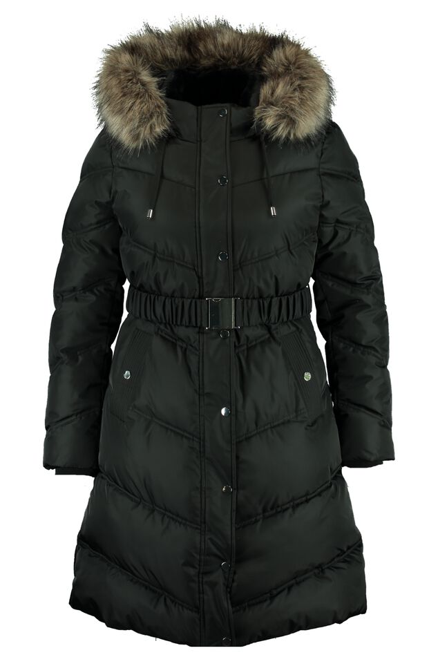 Veste matelassée avec ceinture image number 2